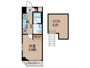 シャッツ　クヴェレ　道玄坂の物件間取画像